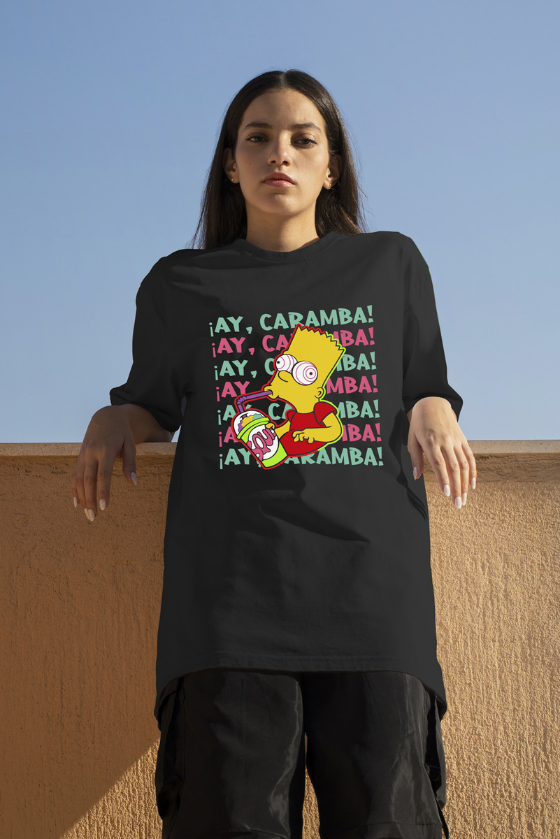 Remera: Bart Ay Caramba Memoestampados - Imagen 2