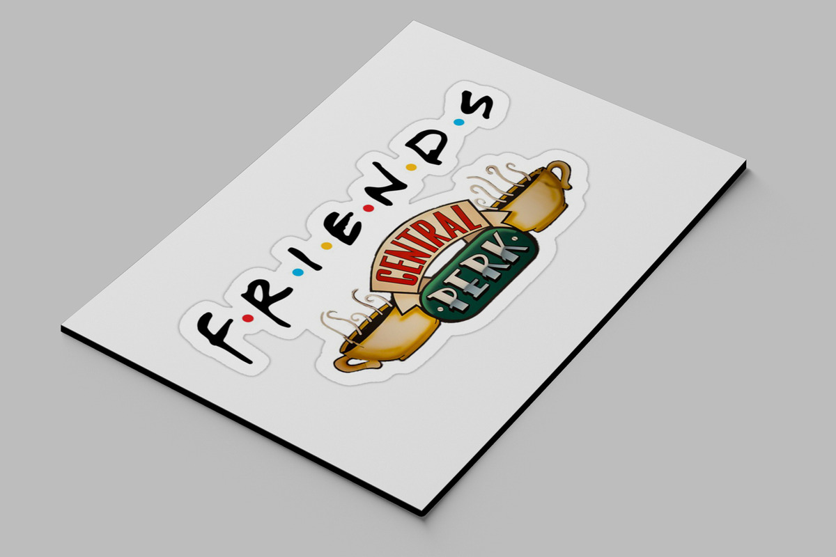 Cuadro Friends 495 40x53 Mdf Memoestampados - Imagen 2