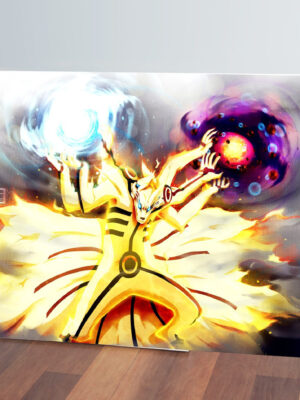 Cuadro Naruto, Uzumaki, Kurama 10 50x70 Mdf Memoestampados