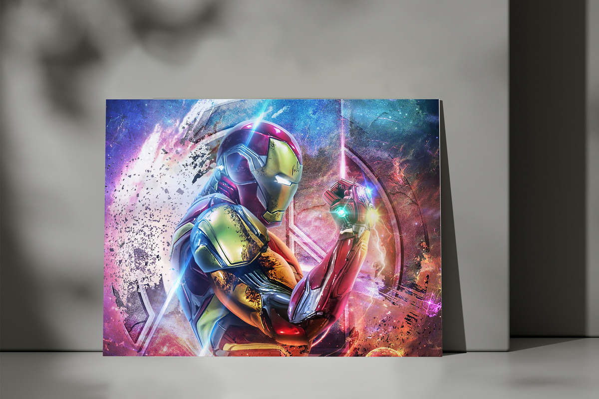 Cuadro 289 Iron Man 50x70 Mdf Memoestampados - Imagen 3
