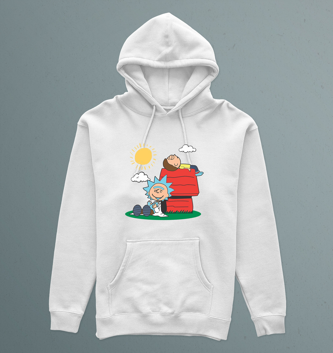Canguro Rick Y Morty Peanuts Memoestampados - Imagen 6