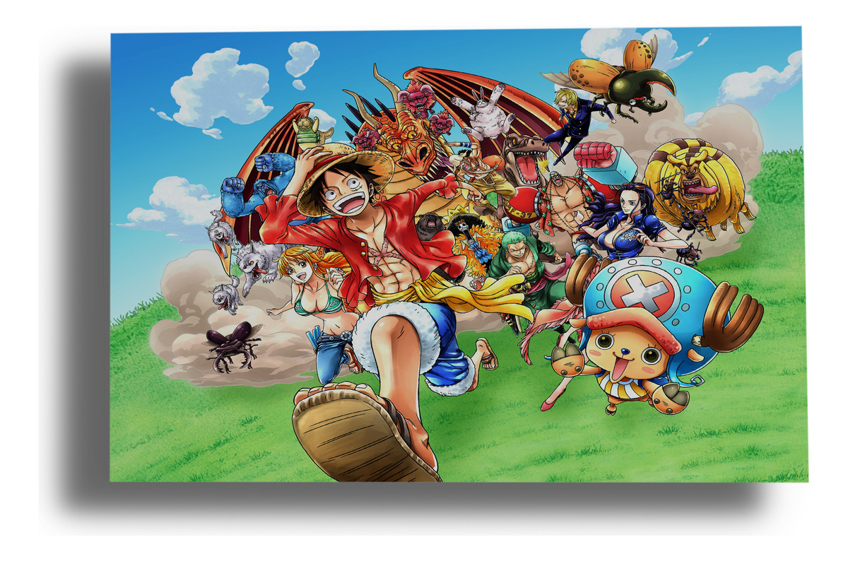 Cuadro One Piece Anime 62 70x100 Mdf Memoestampados