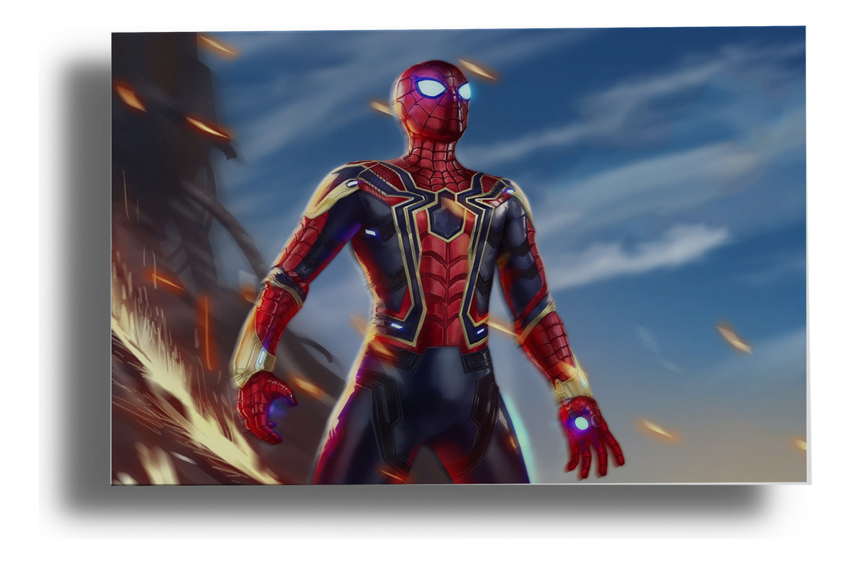 Cuadro 272 Spiderman, Avengers 40x53 Mdf Memoestampados