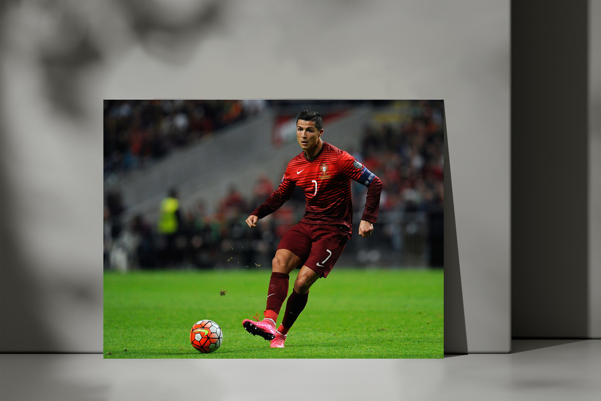 Cuadro Cristiano Ronaldo 354 70x100 Mdf Memoestampados - Imagen 3