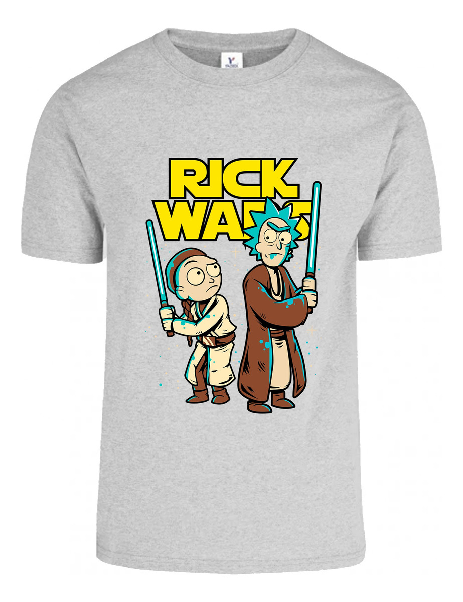 Remera: Rick Morty Star Wars Memoestampados - Imagen 5