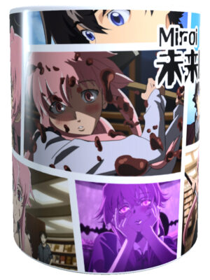 Taza Personalizada Diseño Mirai Nikki T368