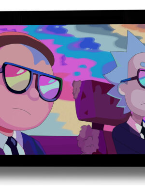 Cuadro 250 Rick Y Morty 50x70 Mdf Memoestampados