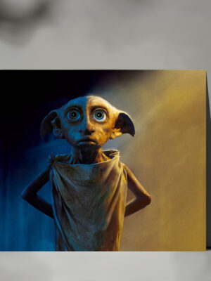 Cuadro Dobby, Harry Potter 20 30x40 Mdf Memoestampados