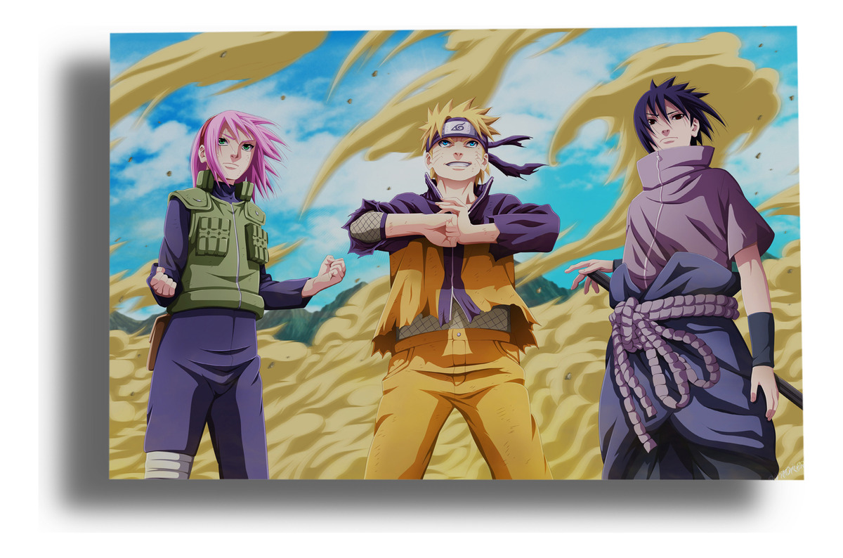 Cuadro Naruto 476 70x100 Mdf Memoestampados