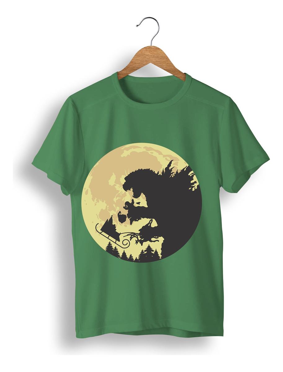 Remera: Godzilla Navidad Silueta Memoestampados - Imagen 10