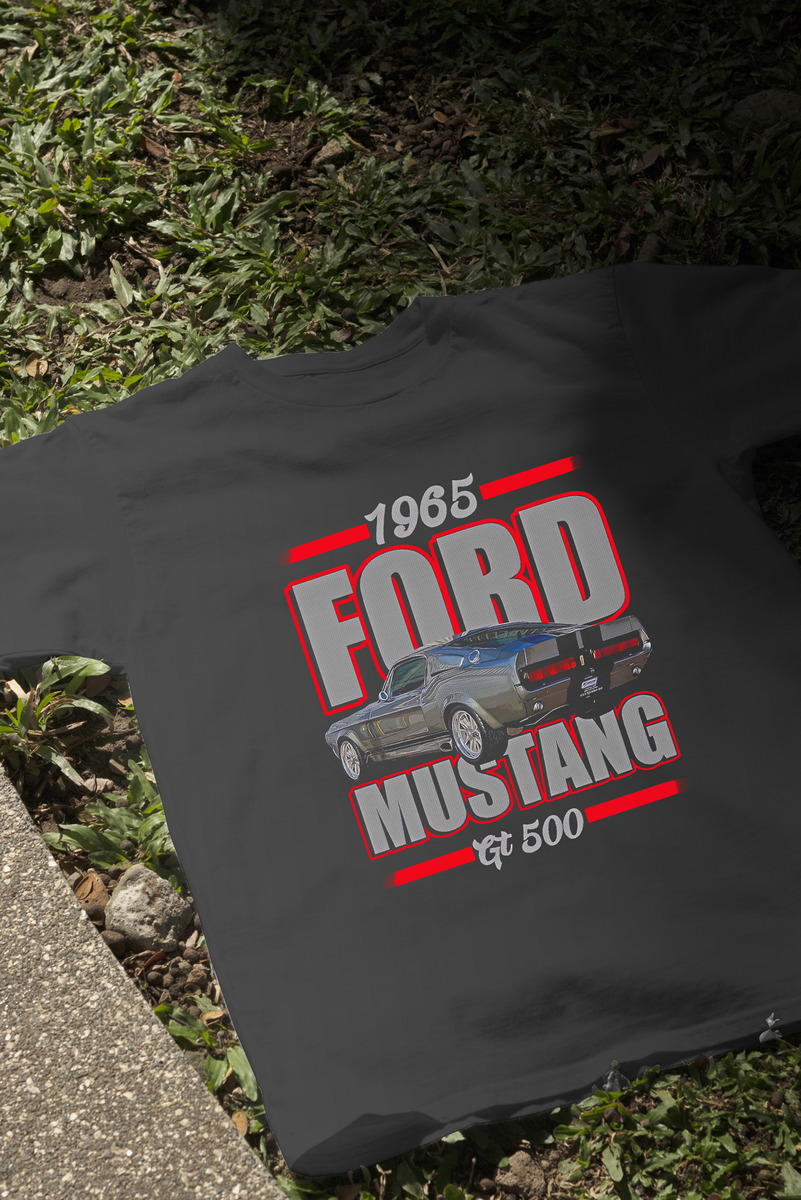 Remera: Ford Mustang Gt 500 Memoestampados - Imagen 4