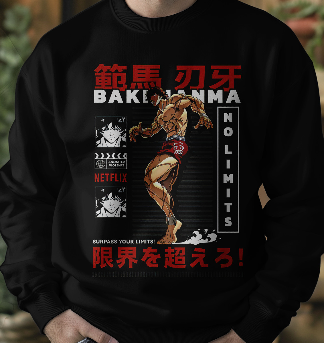 Buzo Baki Hanma 01 Memoestampados - Imagen 3