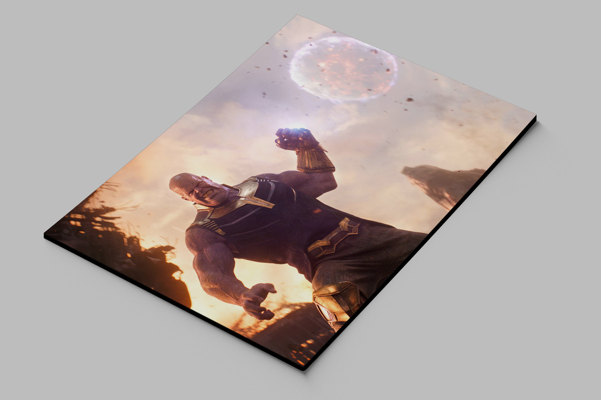 Cuadro Avengers Thanos 336 70x100 Mdf Memoestampados - Imagen 2