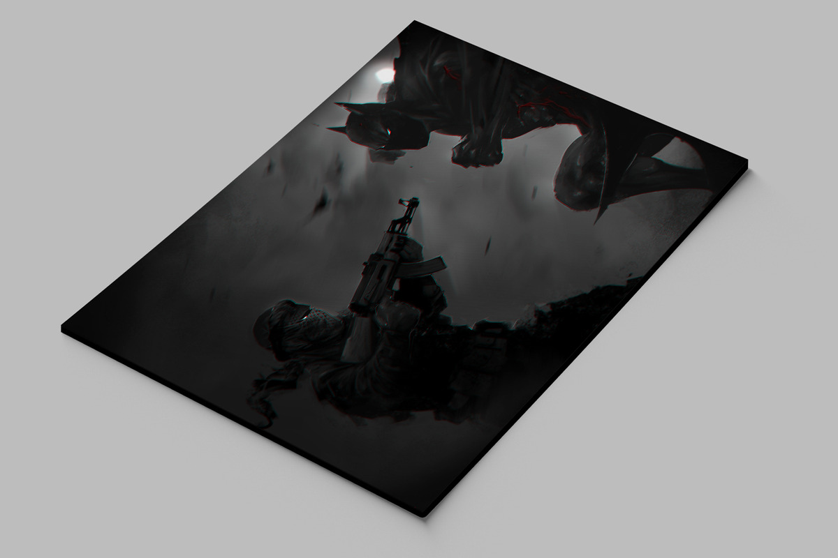 Cuadro 309 Batman 70x100 Mdf Memoestampados - Imagen 2