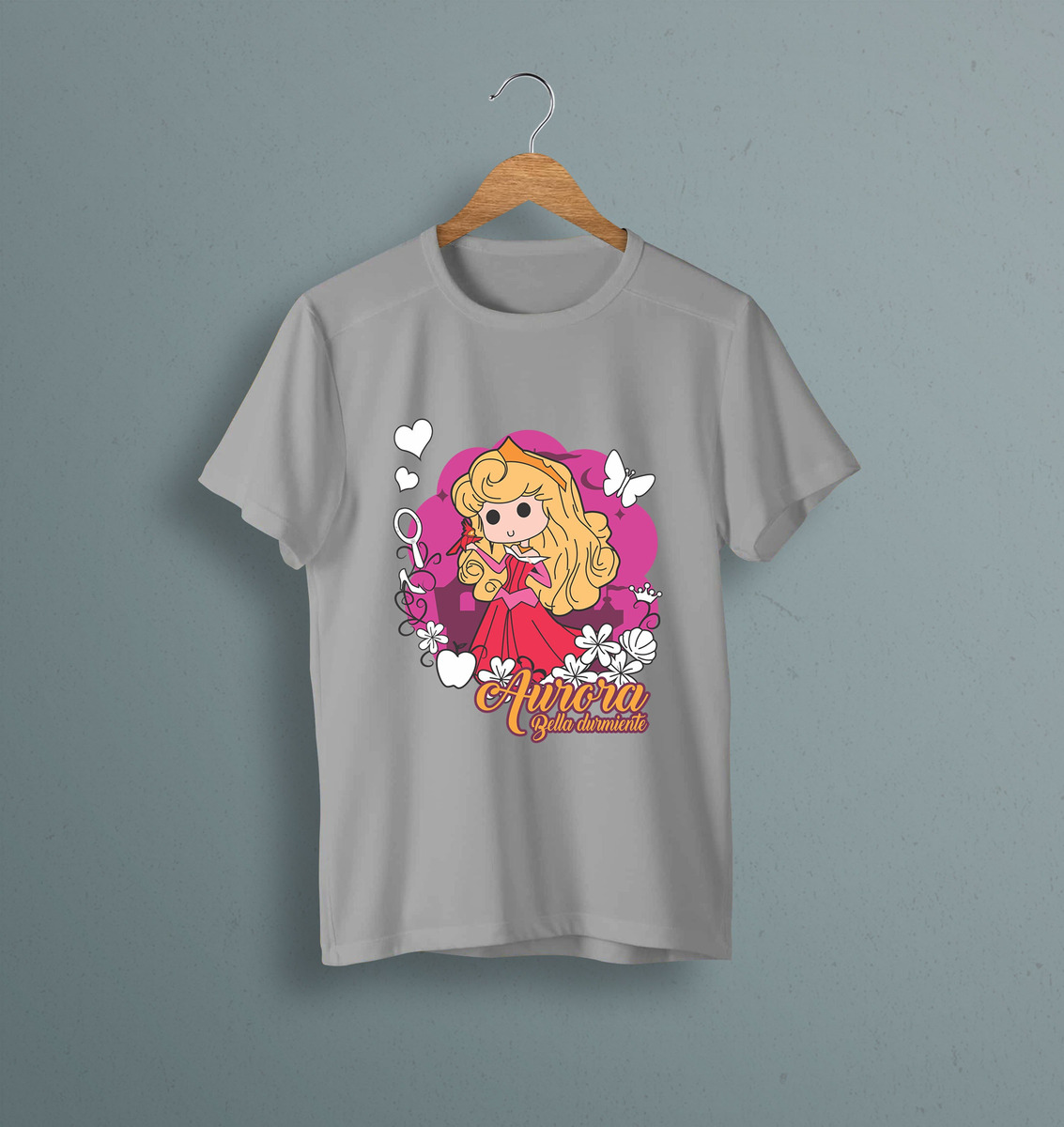 Remera: Bella Durmiente Chibi Memoestampados - Imagen 12