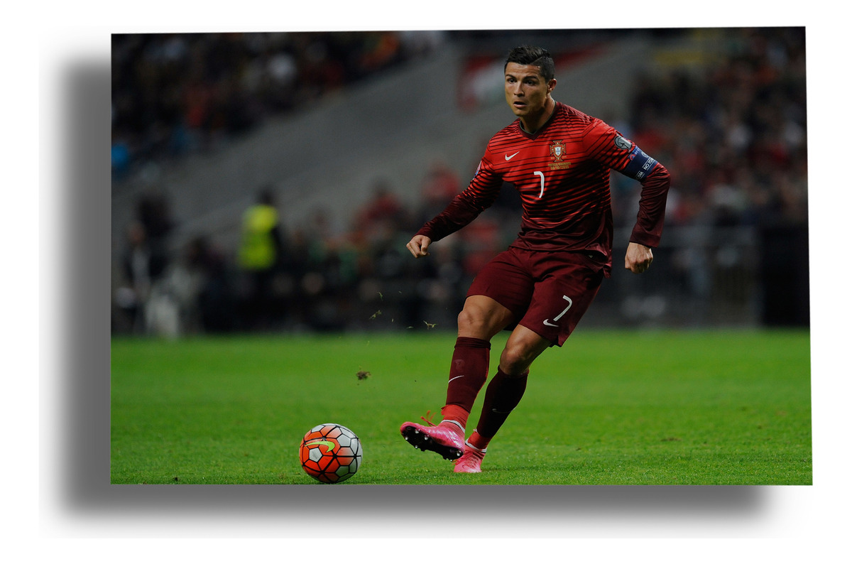 Cuadro Cristiano Ronaldo 354 40x53 Mdf Memoestampados