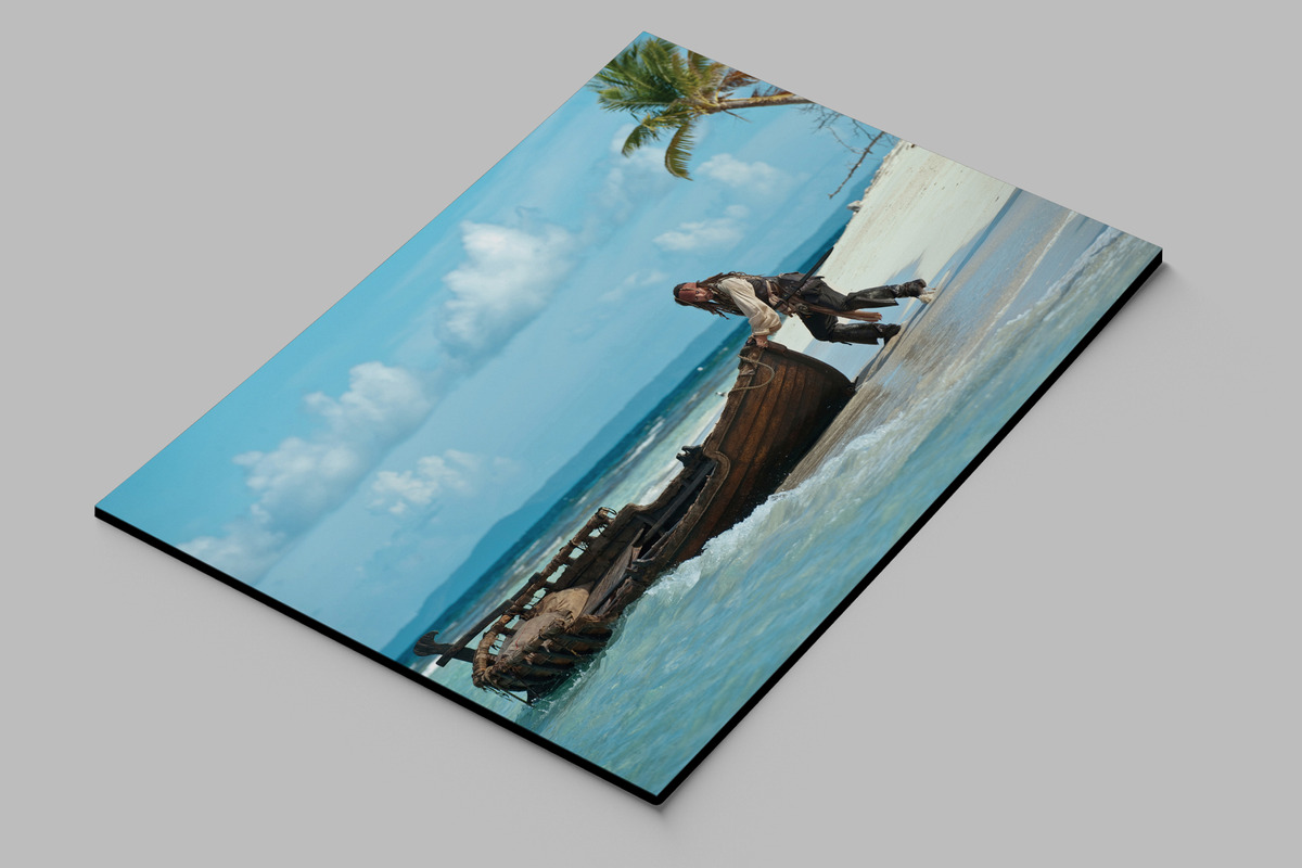 Cuadro Piratas Del Caribe 379 70x100 Mdf Memoestampados - Imagen 2