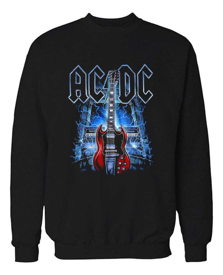 Buzo Ac Dc Guitarra 02 Memoestampados - Imagen 2