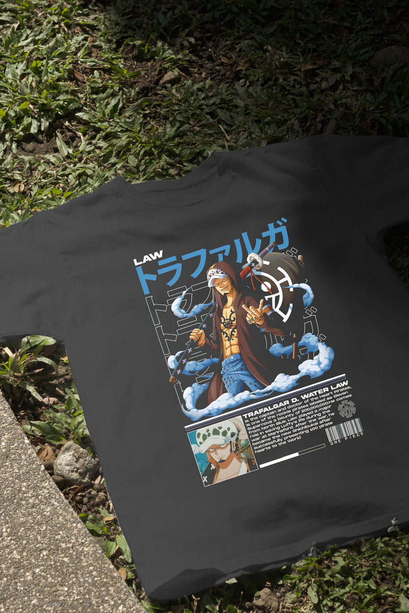 Remera: Trafalgar D Water Law Memoestampados - Imagen 3