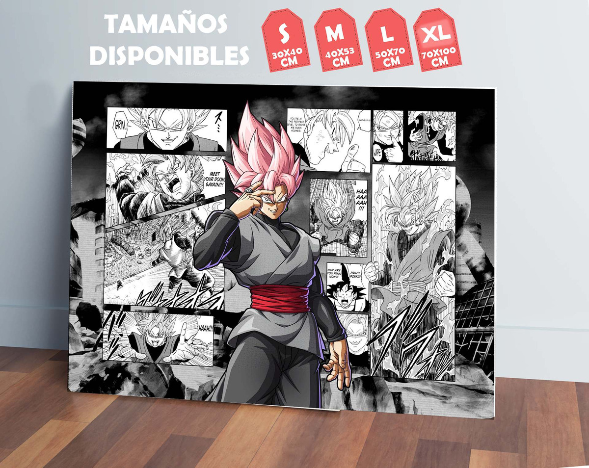 Cuadro Dragon Ball Super 130 40x53 Mdf Memoestampados - Imagen 3