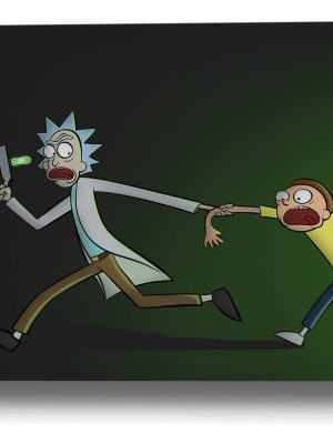 Cuadro 302 Rick And Morty 50x70 Mdf Memoestampados