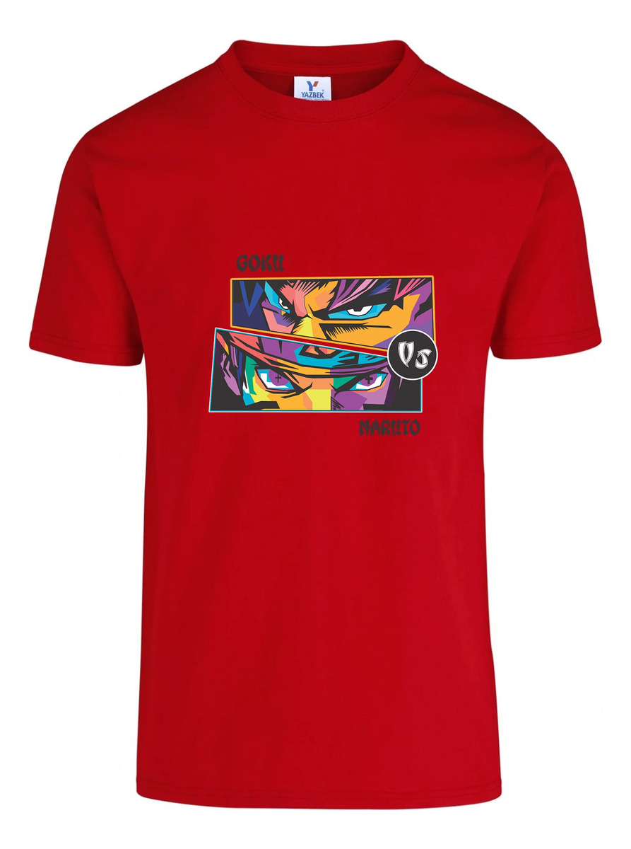 Remera: Goku Vs Naruto Memoestampados - Imagen 12