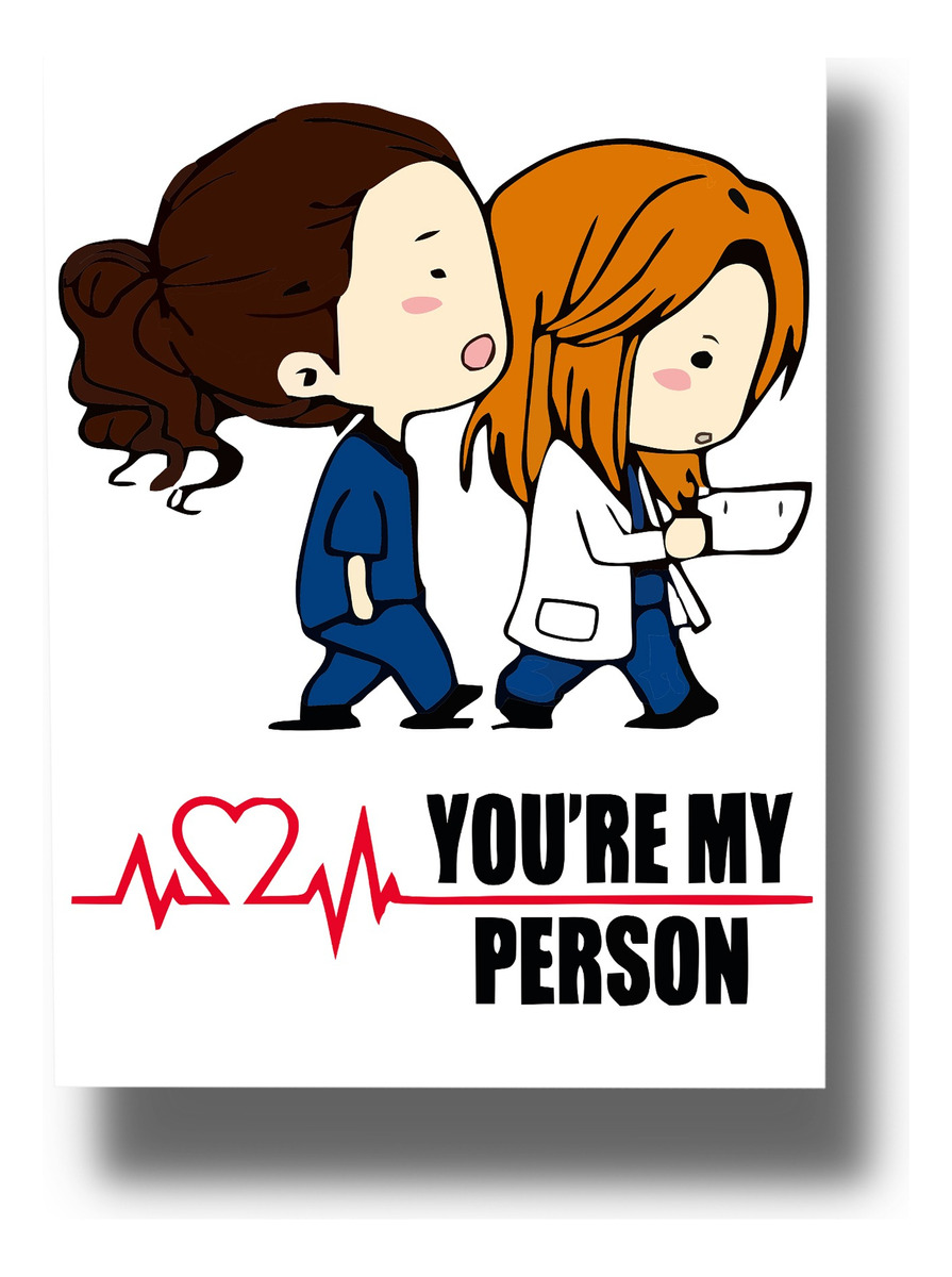 Cuadro Greys Anatomy 498 50x70 Mdf Memoestampados