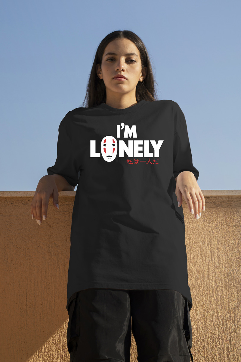 Remera: I_m Lonely No Face Memoestampados - Imagen 2