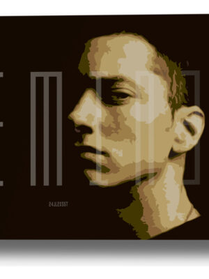 Cuadro 323 Eminem 50x70 Mdf Memoestampados