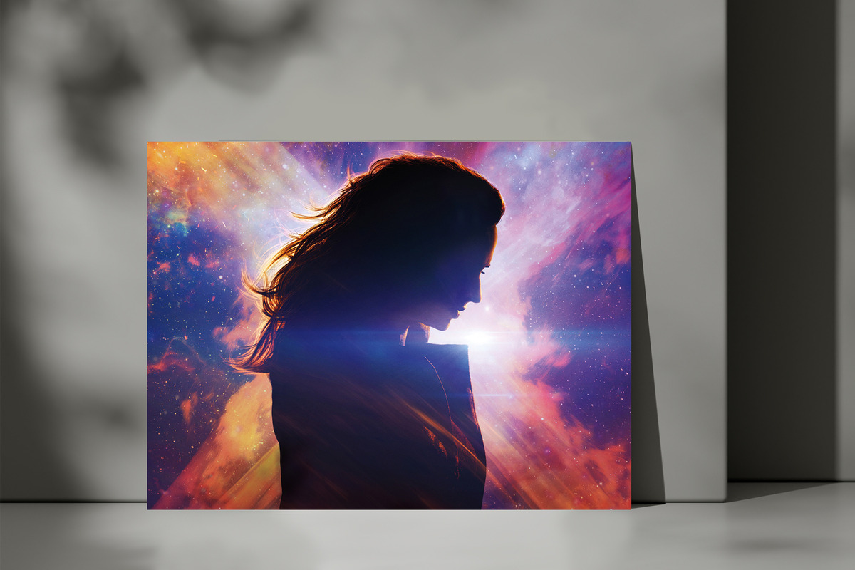 Cuadro Jean X Men Marvel 355 50x70 Mdf Memoestampados - Imagen 3