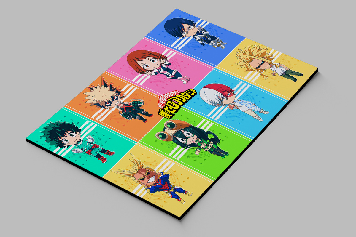 Cuadro Boku No Hero 561 40x53 Mdf Memoestampados - Imagen 3