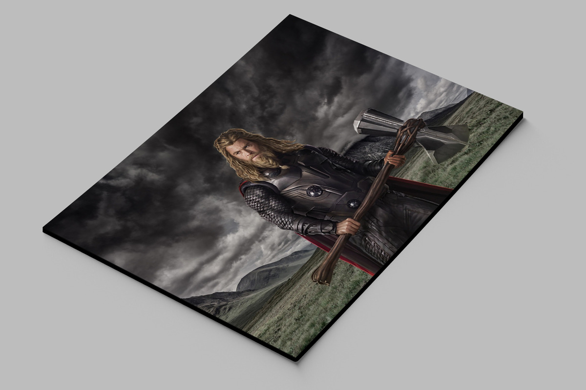 Cuadro 288 The Avengers 70x100 Mdf Memoestampados - Imagen 2