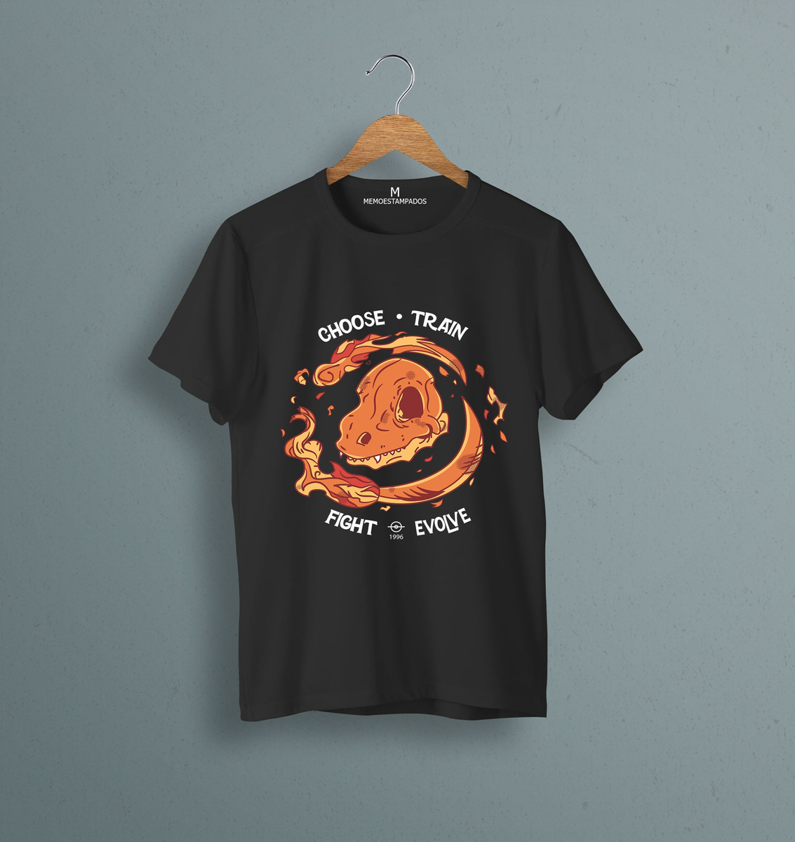 Remera: Charmander Skull Memoestampados - Imagen 6