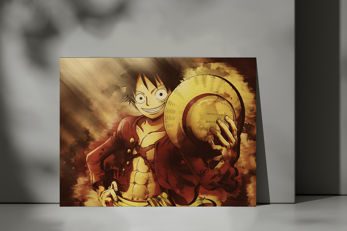 Cuadro 229 Luffy One Piece 3 50x70 Mdf Memoestampados - Imagen 3