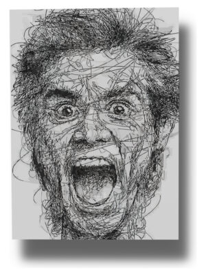 Cuadro Jim Carrey 513 70x100 Mdf Memoestampados