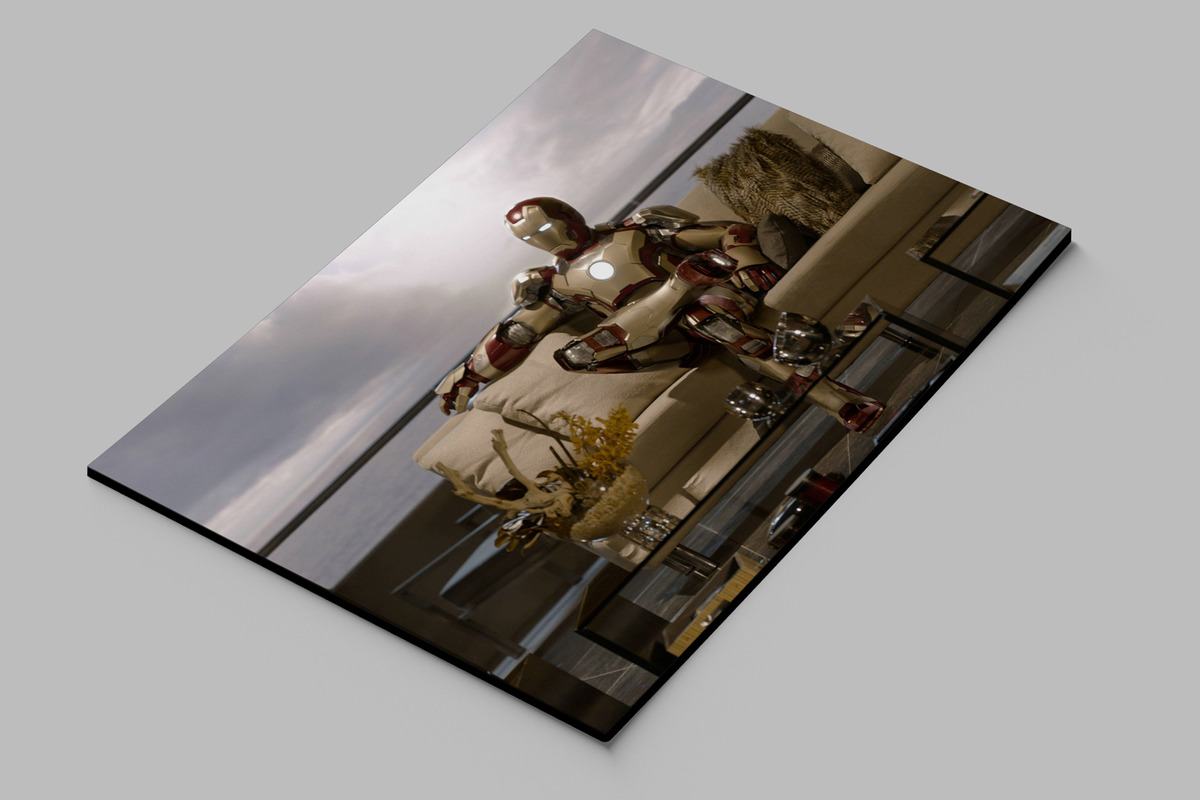 Cuadro Iron Man 378 40x53 Mdf Memoestampados - Imagen 2
