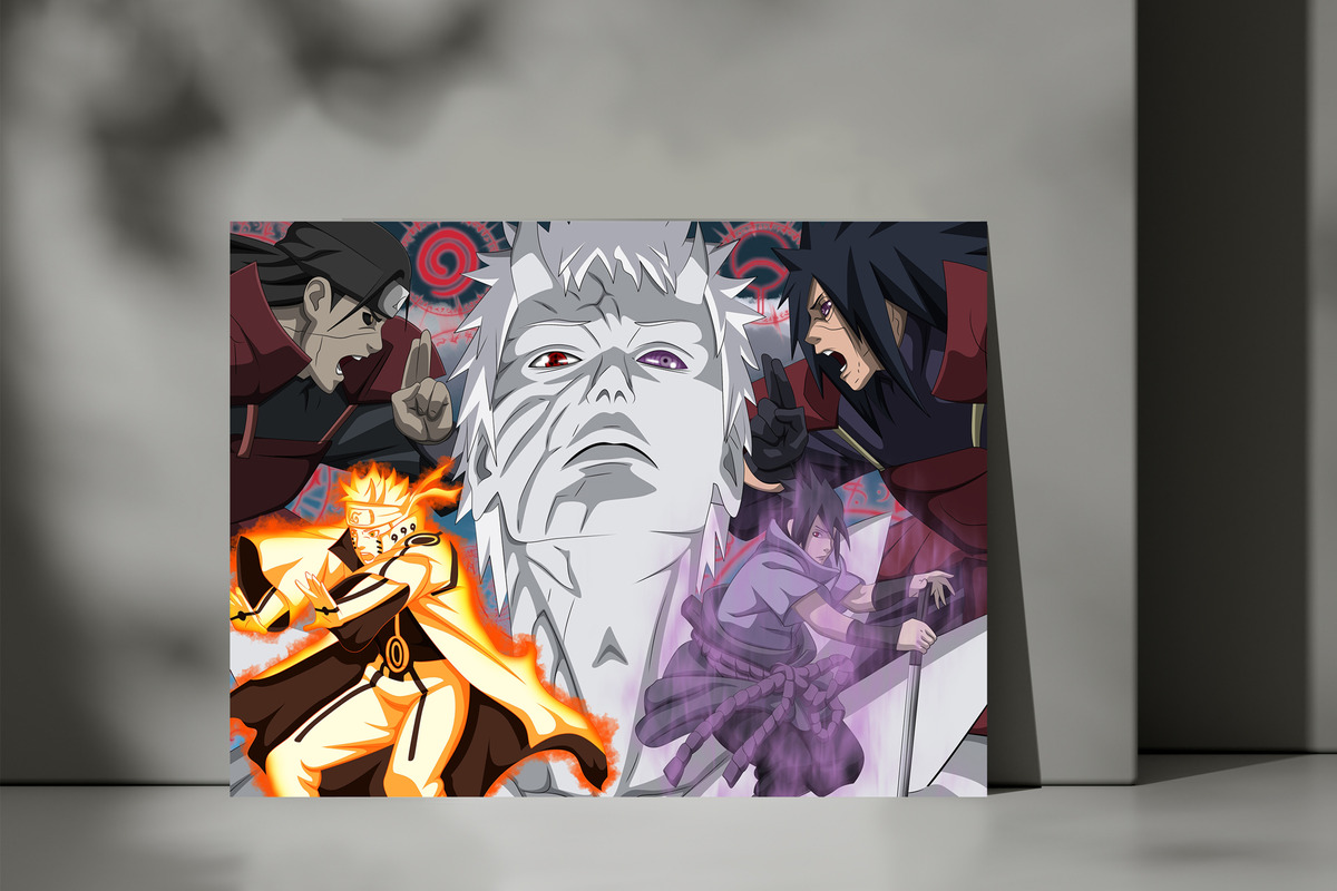 Cuadro Naruto 478 40x53 Mdf Memoestampados - Imagen 3