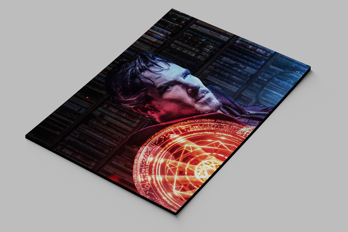 Cuadro Doctor Strange 117 50x70 Mdf Memoestampados - Imagen 2