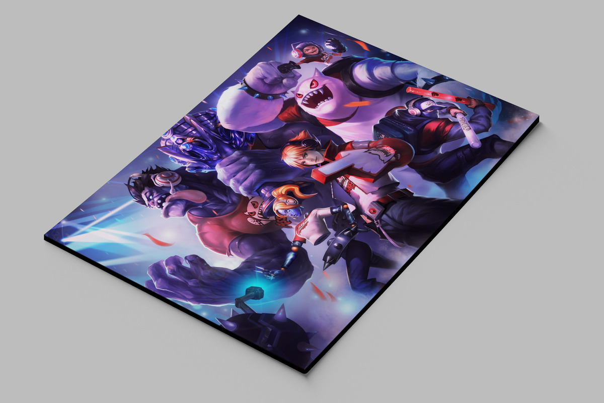 Cuadro League Of Legends 154 70x100 Mdf Memoestampados - Imagen 2