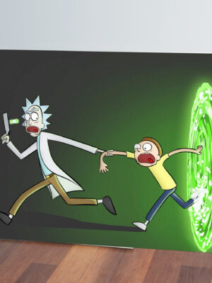 Cuadro 302 Rick And Morty 30x40 Mdf Memoestampados