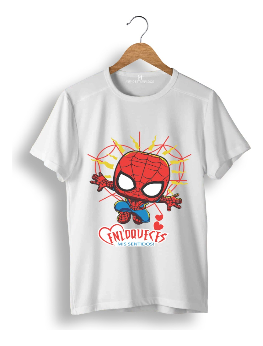 Remera Regalos San Valentin, Spider Love Precio Por 2 Uni - Imagen 17
