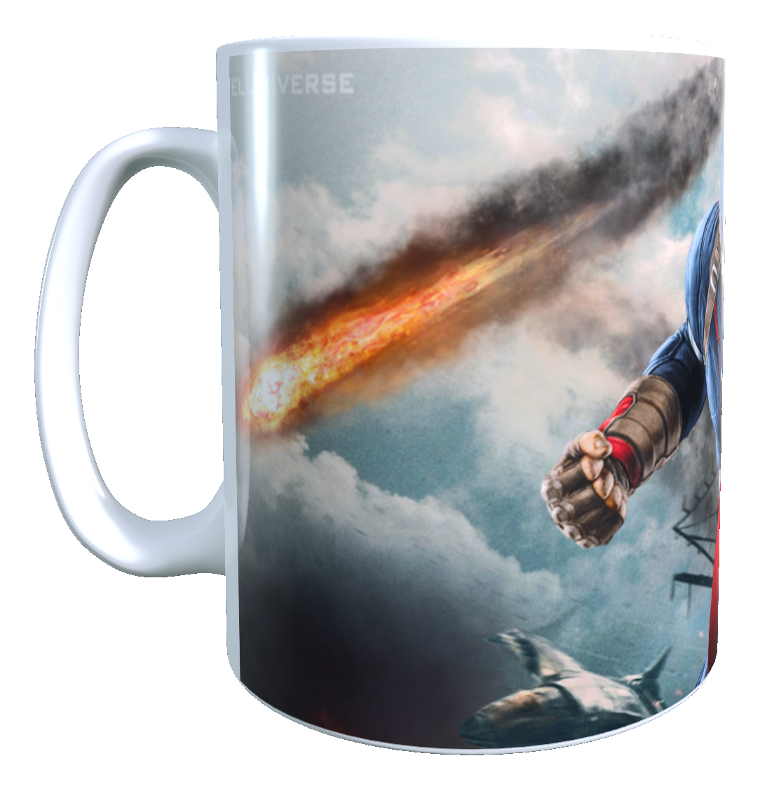 Taza Personalizada Diseño Capitan America 319 - Imagen 4