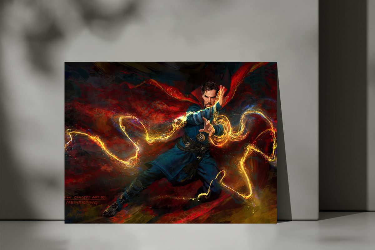 Cuadro Doctor Strange 93 40x53 Mdf Memoestampados - Imagen 3