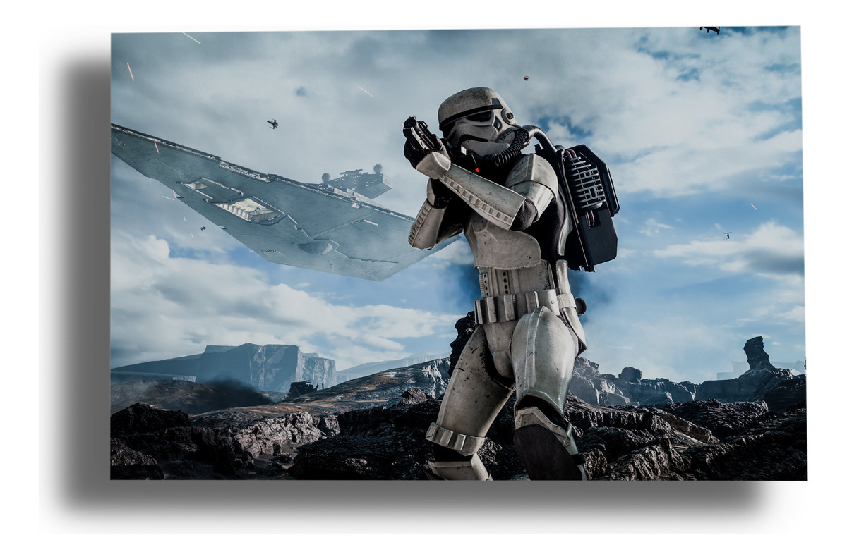 Cuadro Star Wars 432 40x53 Mdf Memoestampados