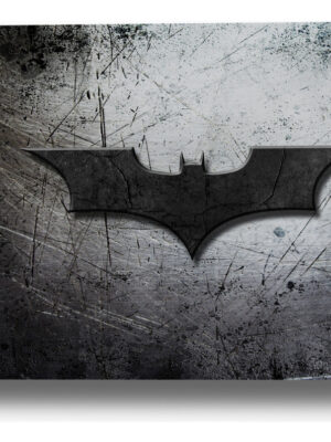 Cuadro Batman Logo Simbolo 79 30x40 Mdf Memoestampados
