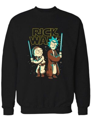 Buzo: Rick Morty Star Wars Memoestampados
