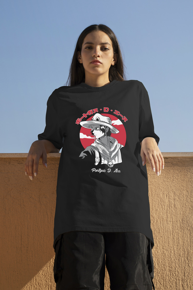 Remera: Portgas D. Ace Memoestampados - Imagen 2