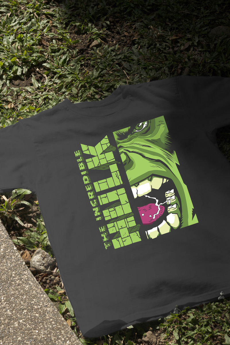 Remera: The Incredible Hulk Memoestampados - Imagen 4