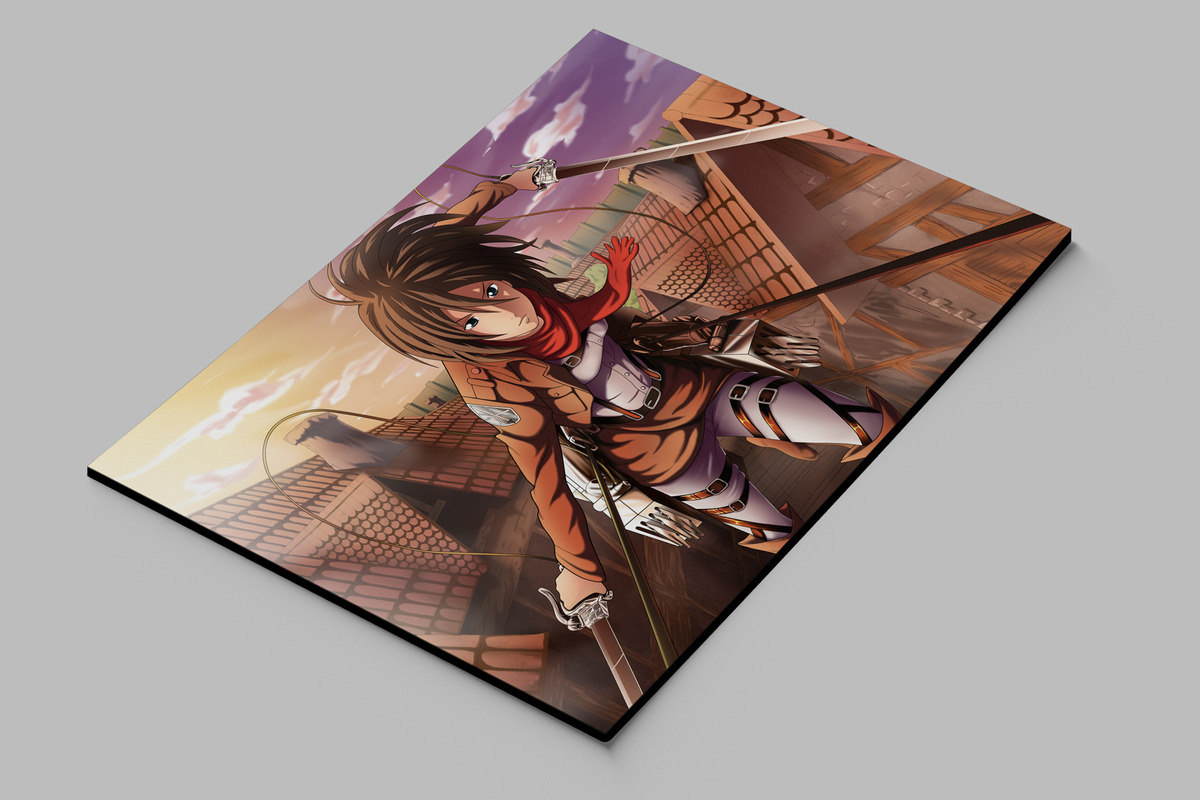 Cuadro 219 Mikasa Ackerman 40x53 Mdf Memoestampados - Imagen 2