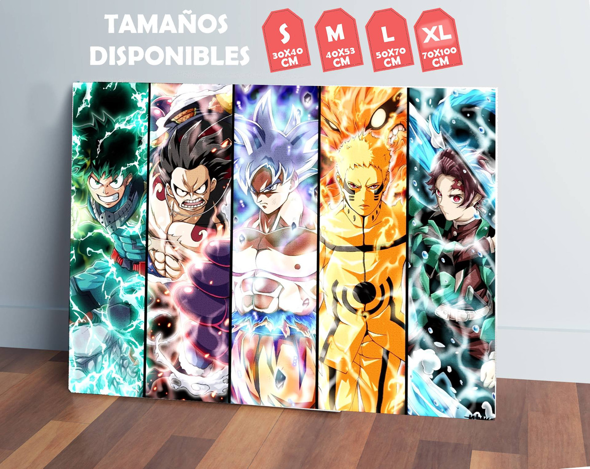 Cuadro Dragon Ball , Crossover 63 70x100 Mdf Memoestampados - Imagen 2